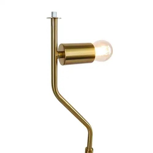 Gold Base Table Lamp with LED Light - Modern Design for Stylish Ambiance - LED Table Lamp - Hurbane Home