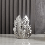 Gold Ceramic Vase – Nordic Luxury Painted Decor for Living Room - Hurbane Home