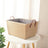 Wicker Laundry Basket – Foldable Rattan Style Storage Basket Large.