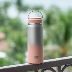 Gradient Color Stainless Steel Vacuum Insulated Thermos Water Bottle - Hurbane Home