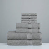 Premium Bath Towel Sets – 100% Egyptian Cotton, 550 GSM, 4 and 8-Piece Sets