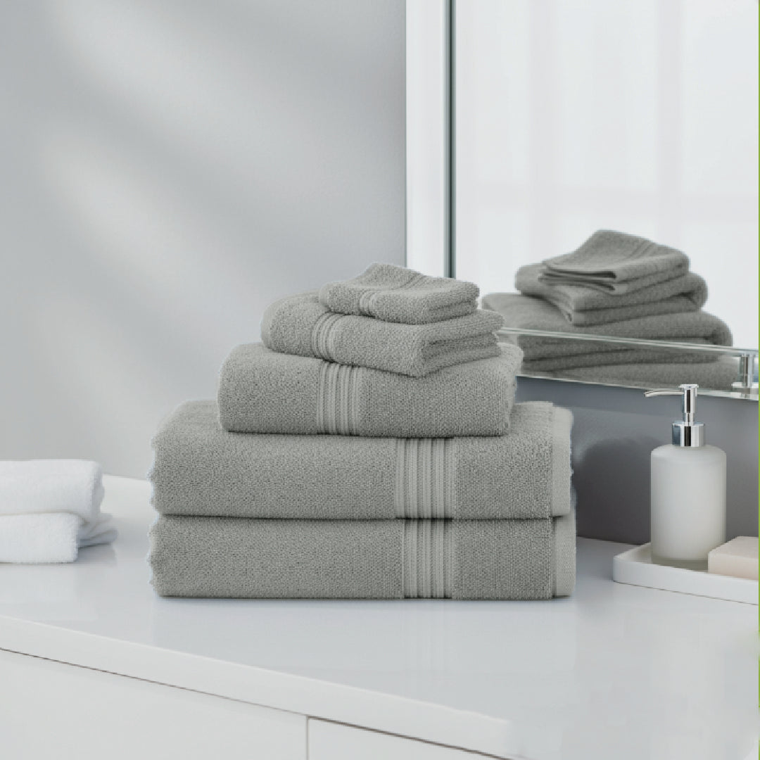Premium Bath Towel Sets – 100% Egyptian Cotton, 550 GSM, 4 and 8-Piece Sets