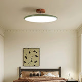 Green circular ceiling light variant