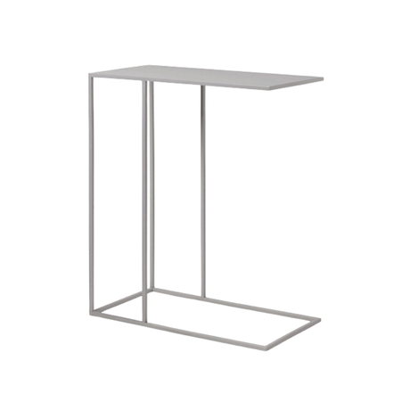 powder coated steel side table durable matte finish table