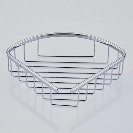 grey silver bathroom shower caddy shower shelf