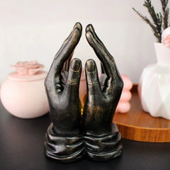 Hand Sculpture - Elegant Ceramic Art for Modern Home Decor - Ceramic Hand Sculpture - Hurbane Home