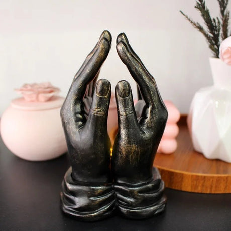 Hand Sculpture - Elegant Ceramic Art for Modern Home Decor - Ceramic Hand Sculpture - Hurbane Home
