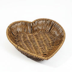 Handwoven Rattan Basket Tray for Fresh Fruit Storage and Display - Wooven Storage Baskets - Hurbane Home