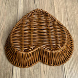 Handwoven Rattan Basket Tray for Fresh Fruit Storage and Display - Wooven Storage Baskets - Hurbane Home