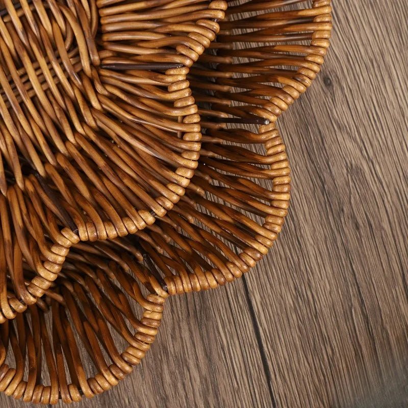 Handwoven Storage Basket Set - Versatile Home Organizer for Stylish Decor - Wooven Storage Baskets - Hurbane Home