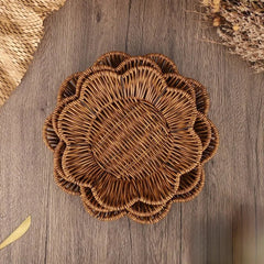 Handwoven Storage Basket Set - Versatile Home Organizer for Stylish Decor - Wooven Storage Baskets - Hurbane Home