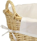 Handwoven Wicker Laundry Basket - Durable Willow Laundry Hamper for Efficient Storage - wicker laundry basket - Hurbane Home