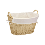 Handwoven Wicker Laundry Basket - Durable Willow Laundry Hamper for Efficient Storage - wicker laundry basket - Hurbane Home