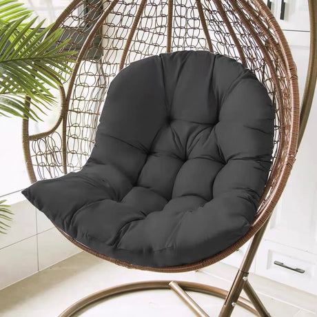 Hanging Egg Chair Cushion Cover - Plush Outdoor Seat Comfort for Swing Chairs - Egg Chair Cushion - Hurbane Home