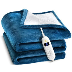 Heated Blanket - Rapid Warmth Dual - Control Electric Throw for Ultimate Comfort - electric heated blanket - Hurbane Home