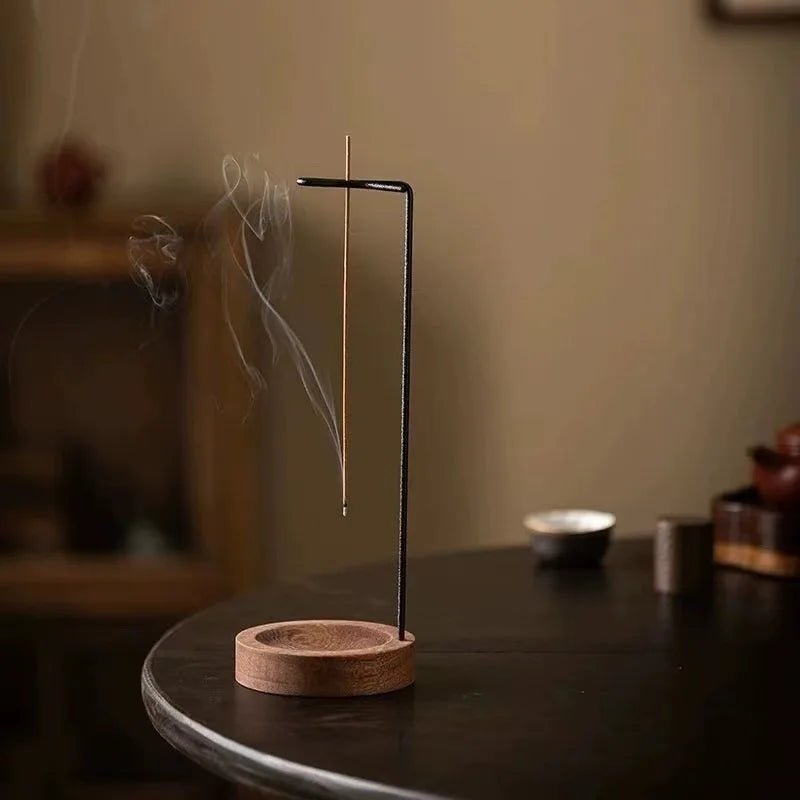 Incense Burner Wood – Creative Backflow Wooden Design for Aromatherapy - Hurbane Home