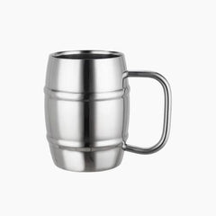 Insulated Beer Mug – Double - Wall Stainless Steel Mug with Handle - Hurbane Home
