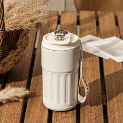 Insulated Coffee Cup – Smart Temperature Display 316 Stainless Steel Mug - Hurbane Home