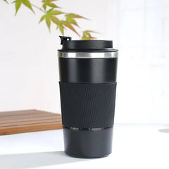 Insulated Travel Coffee Cup – Leakproof Stainless Steel Mug for Cars - Hurbane Home