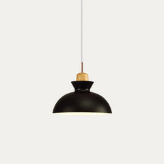 Pendant light shown with E27 bulb fitting and adjustable hanging cord