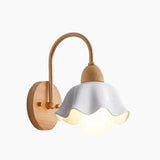 Japanese Style Wall Lamp – Wooden Floral Sconce Light for Cozy Home Decor - Hurbane Home