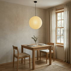 Japanese Washi Paper Globe Pendant Light Rice Paper Lantern