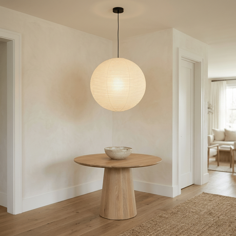 Japanese Washi Paper Globe Pendant Light Rice Paper Lantern