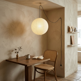Japanese Washi Paper Globe Pendant Light Rice Paper Lantern