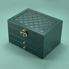 Jewelry Box Drawer Pulls - Elegant Multi - Drawer Organizer for Secure Storage - Jewelry Organizer Box - Hurbane Home