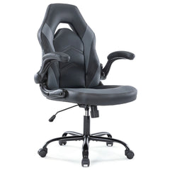 JHK Ergonomic PU Leather Gaming Office Chair With Adjustable Armrests - Hurbane Home
