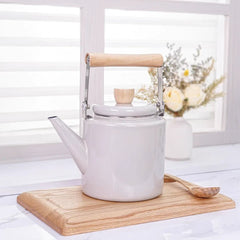 Kettle Induction Stove with Ceramic Body - Perfect for Tea Brewing - Ceramic Kettle - Hurbane Home