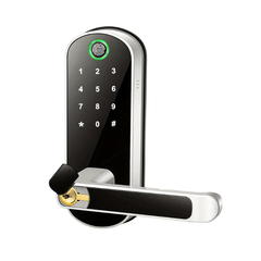 Keyless Door Lock - Smart Fingerprint Touchscreen Aluminum Alloy Handle - Fingerprint Door Lock - Hurbane Home