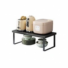 Kitchen Counter Organizer Rack - Space - Saving Spice & Storage Solution - Kitchen Countertop Organizer - Hurbane Home