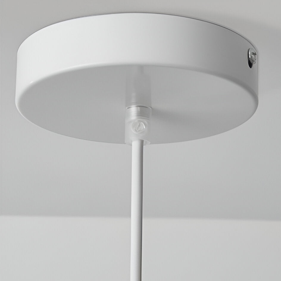 Ceiling canopy and cord fitting for the dome pendant