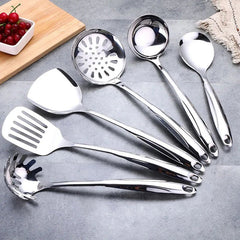 Kitchen Utensils Set - Stainless Steel Cooking Tools for Versatile Culinary Tasks - Kitchen Tool Set Stainless - Hurbane Home