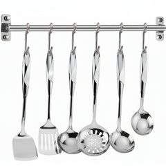 Kitchen Utensils Set - Stainless Steel Cooking Tools for Versatile Culinary Tasks - Kitchen Tool Set Stainless - Hurbane Home