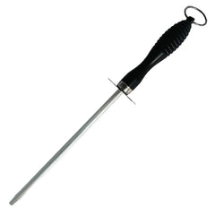 Knife Sharpening Rod – Carbon Steel Honing Tool with Ergonomic Handle - Hurbane Home