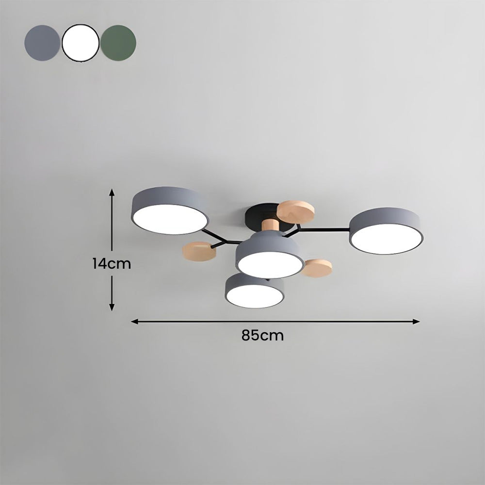 Lampsmodern-UK Circular LED Ceiling Light 33.5-37in Dia 5.5in
