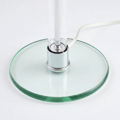 Sleek Bauhaus Glass Table Lamp for Bedside and Desk Decor