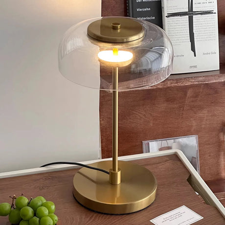Lamp with table Nordic glass desk main view