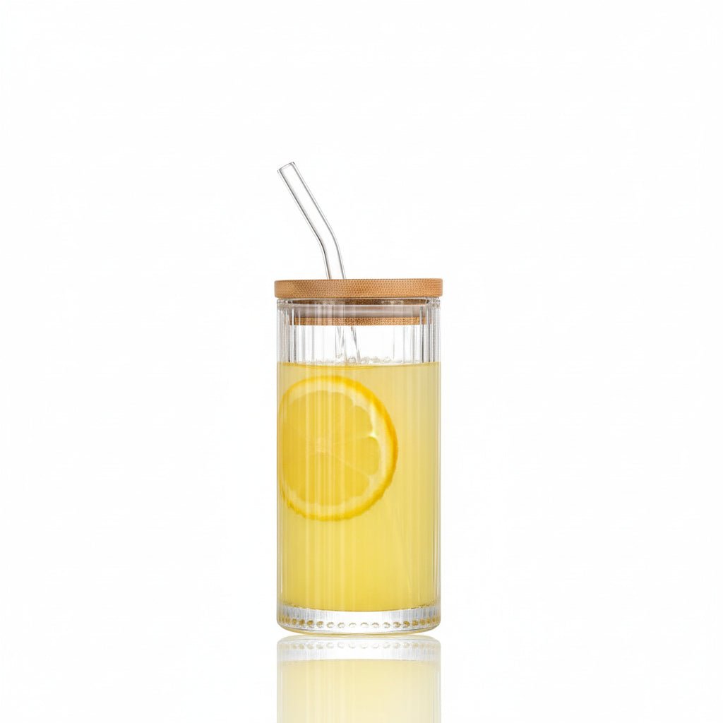 Large Iced Coffee Glass - Durable and Elegant Ice Tea Glass for Refreshment - Ice Tea Glass - Hurbane Home