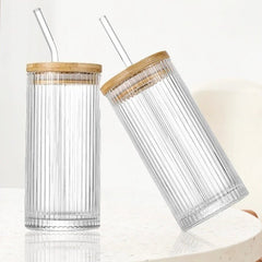 Large Iced Coffee Glass - Durable and Elegant Ice Tea Glass for Refreshment - Ice Tea Glass - Hurbane Home