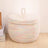 Large Round Cotton Rope Basket with Lid - Stylish Storage Solution - Wooven Storage Baskets - Hurbane Home