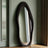 Leaning Wall Mirror – Irregular Wave Full - Length Silver - Backed Frame - Hurbane Home