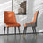 Leather Dining Chair Set of 2 – Microfiber Lion Knocker Design - Hurbane Home
