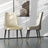 Modern leather dining chairs set of 2 in kitchen