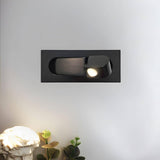 Chrome wall mounted reading light for a bedroom or study, view 5