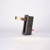 Chrome wall mounted reading light for a bedroom or study, view 11