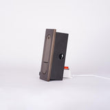 LED bedside reading wall sconce in a matt black metal finish, view 13