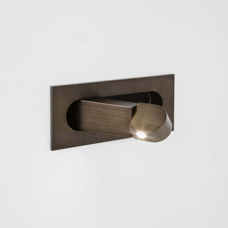 Chrome wall mounted reading light for a bedroom or study, view 17